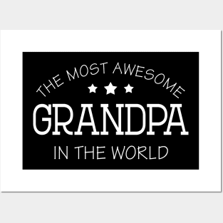 The Most Awesome Grandpa In The World Posters and Art